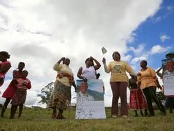 Preparations Are Being Made In Qunu Ahead Of the Funeral For Nelson Mandela Stock Footage