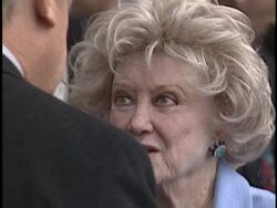 Bob Hope honored with Hollywood Walk of Fame plaque Stock Footage