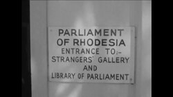 CAN967 OPENING OF SECOND SESSION OF RHODESIAN PARLIAMENT SINCE UDI Instructional Video