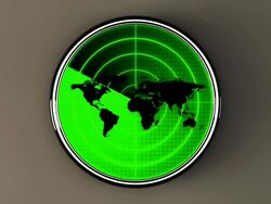 Radar Screen (Loop, Alpha) Stock Footage