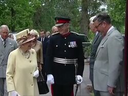 Queen Elizabeth, Prince Philip, Prince Charles and Camilla Dumfries House News Clip