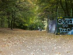 Graffiti playground Stock Footage