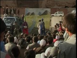 Play tells locals how to vote, ballot boxes arrive News Clip