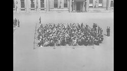 King George VI decorates members of British military in ceremony at Buckingham Palace in London during World War II News Clip
