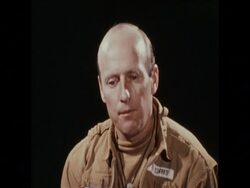 SYND 25 4 73 ASTRONAUT CONRAD INTERVIEWED ABOUT PURPOSE OF SKYLAB News Clip