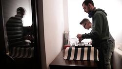 Playing music Stock Footage