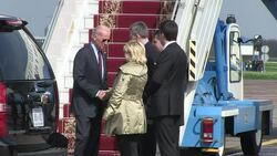 CLEAN : Biden lands in Kiev News Clip