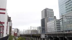 Time Lapse Video Of Train In Japan Stock Footage