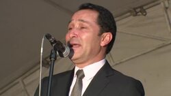 Former bullfighter Cesar Rincon leads a protest for bullfighting to return to Bogota Instructional Video