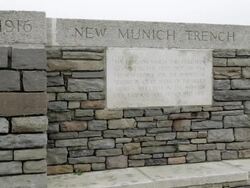 SHADOWS OF WAR: New Munich Trench Cemetery Stock Footage