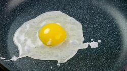 Cooking Egg Stock Footage