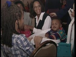 USA: CHRISTMAS PARTY HELD FOR TERRORISM VICTIM'S ORPHANED CHILDREN News Clip