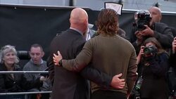 Mark Wahlberg and Mike Williams at the Deepwater Horizon film premiere in London News Clip