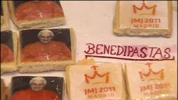 Bakery makes Pope shaped biscuits to mark Pontiff visit News Clip