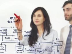 showing xml database Stock Footage