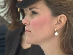 Catherine Duchess of Cambridge at ship launch News Clip