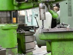 drill press industry. Stock Footage