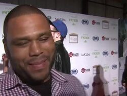 INTERVIEW - Anthony Anderson on the event at Patron Tequila Presents The Maxim Party Stock Footage