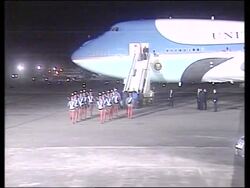 President Bush arrives in Guatemala News Clip
