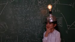 Little Scientist Stock Footage