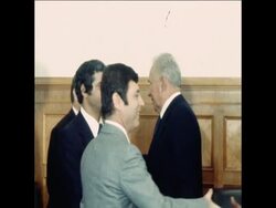 SYND 1 9 78 SYRIAN FOREIGN MINISTER KHADDAM MEETS WITH SOVIET PREMIER KOSYGIN News Clip