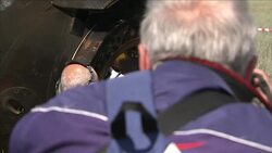 Search & Rescue Teams Open Soyuz Capsule News Clip