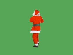 Santa Dancing Stock Footage
