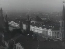 MS Shot of Soviet resistance, Russian soldiers getting rifles, grenades, distribution of munition AUDIO / Russia Stock Footage