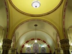 CU TU Shot of Interior of synagogue / London, United Kingdom  Stock Footage