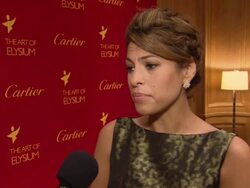 Eva Mendes Launches Cartier Love Charity Bracelet To Benefit Art Of Elysium Stock Footage
