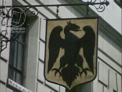 The Living City, 1970, part 5 - Lombard Street, banks, change of bank rate at the Bank of England Stock Footage