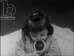 Maternal deprivation and young children, c.1950 part 1 - children are apathetic and uninterested. Stock Footage