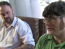 The Decemberists Interview (clip 3) Stock Footage