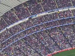 WS AERIAL ZI View of AFL stadium / Deniliquin, New South Wales, Australia Stock Footage