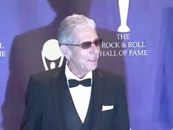 23rd Annual Rock and Roll Hall of Fame Induction Ceremony press room Stock Footage