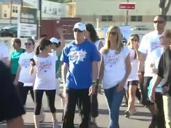 Heidi Klum at the Heidi Klum & Jamie Lee Curtis Join Children's Hospital Los Angeles For 5K Walk Street Party & Lighting Ceremony at Los Angeles CA. (Footage by WireImage Video/GettyImages) Stock Footage