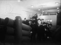 Navy soldiers on board a ship. Diploma ceremonies. USSR, 1973 Stock Footage