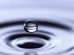 HD Super Slow-Mo: Concentric Ripples On Water Surface Stock Footage