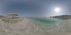 Dead Sea Skyline And Resort, Israel Stock Footage
