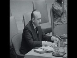 SYND 2-4-69 THE ISRAELI AMBASSADOR TO THE UNITED NATIONS SPEAKS TO THE UN News Clip