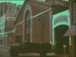 Street scenes and home life. Paris, 1950s Stock Footage