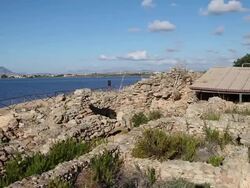 Mozia (Motya), the tofet (sanctuary) Stock Footage