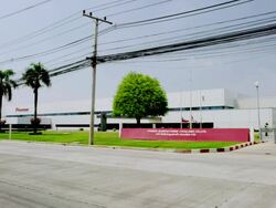 Japanese Factories in Rojana Industrial Park Stock Footage