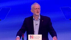 Jeremy Corbyn Speech on Cyber Security News Clip