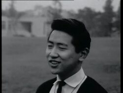 Japanese people give opinions on Western influence Stock Footage