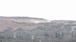 CLEAN : Kobane bombardments continue to rock border town News Clip