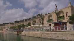 Valletta Waterfront Stock Footage
