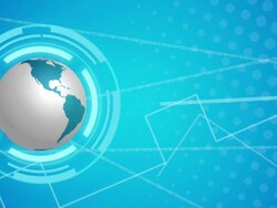 Futuristic Globe Stock Footage