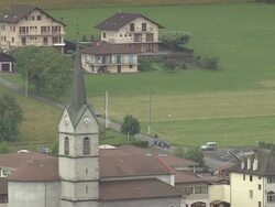 MS AERIAL Shot of Coast at Geneva last of France / Rhone Alpes, France Stock Footage