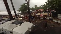 CLEAN : Hurricane Maria leaves Martinique with minor damage News Clip